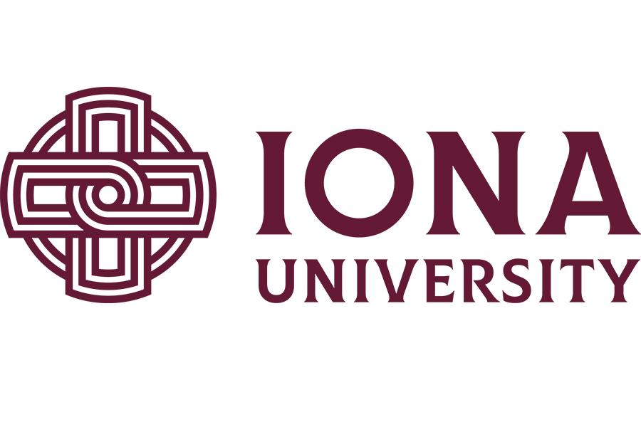 Iona University Logo in Maroon
