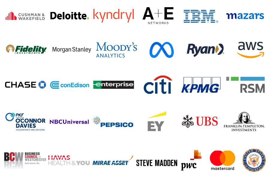A collage of Firms LSB graduates have worked at.