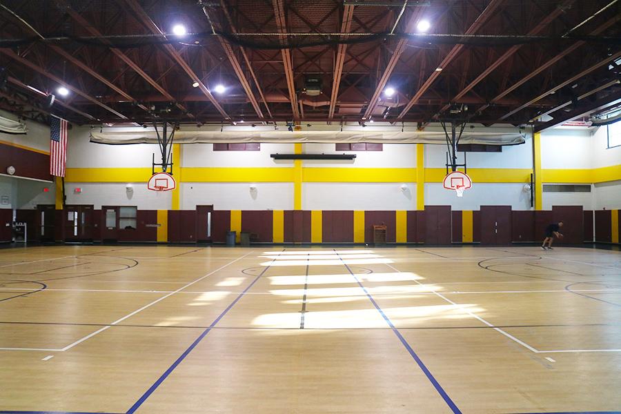 The Mulcahy Gym facing the entrance.
