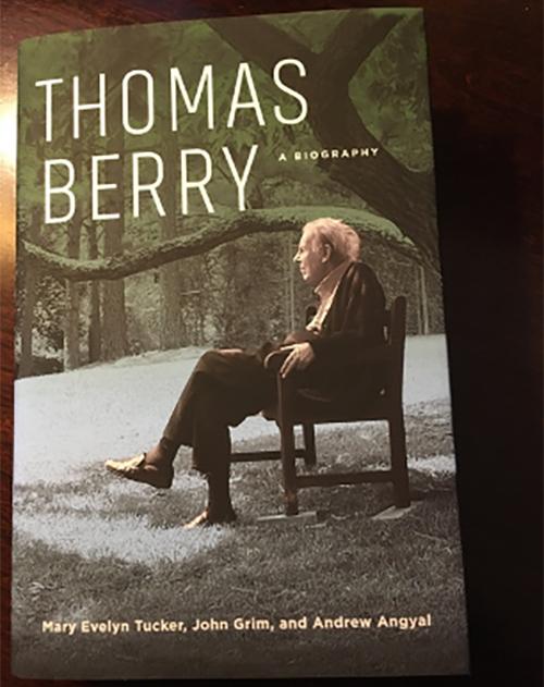 The cover of Thomas Berry's biography.