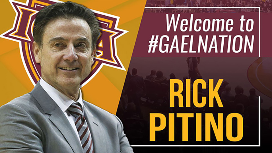 Iona College Names Hall Of Famer Rick Pitino As Mens Head Basketball 