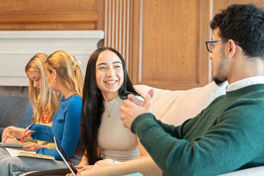 Freshman students apply through the common app.