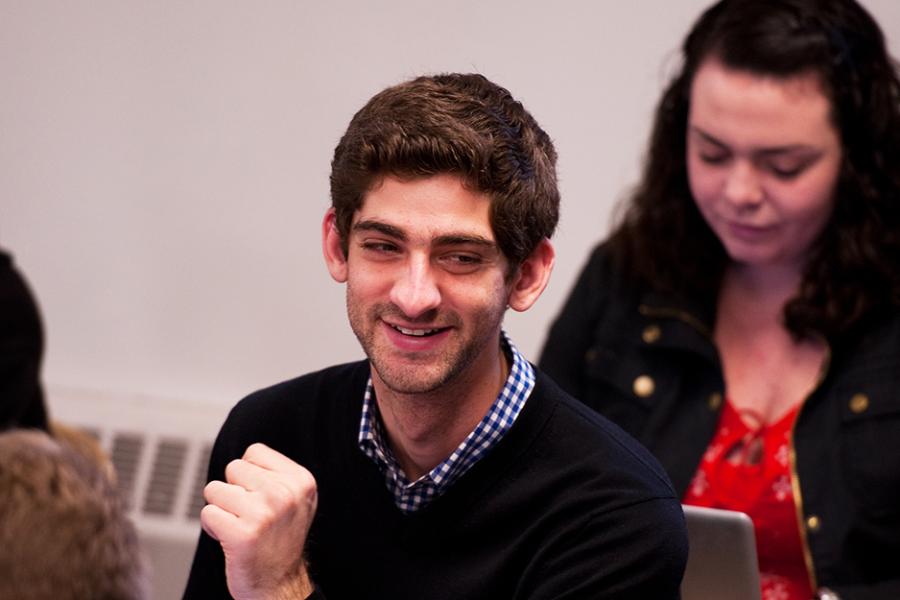 A student in a general experimental psychology class.