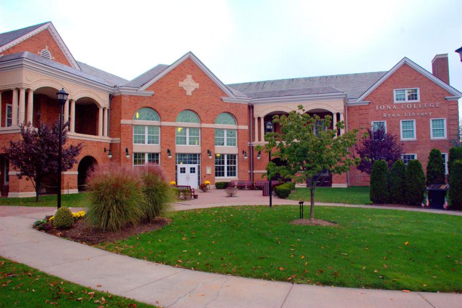 Exterior shot of Ryan Library