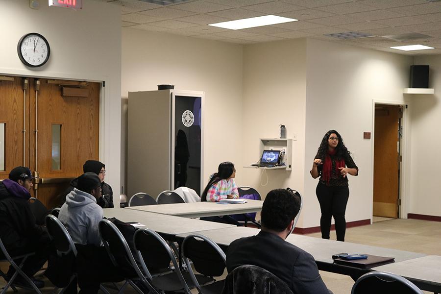 The Gerri Ripp Center for Career Development hosts an event in the McGrath room.