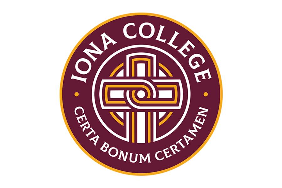Iona College seal.