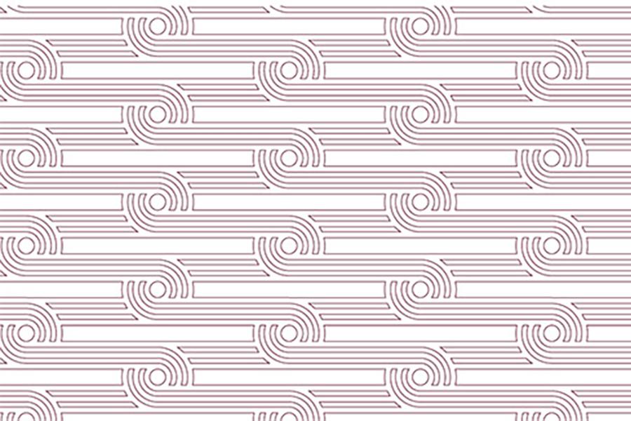 A Celtic line pattern in a horiztonal orientation.