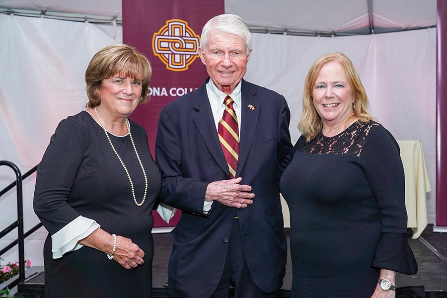 Patricia Murphy MacGillivray ’85, Joseph M. Murphy ’59, ’83H and Carolyn T. Murphy ’98MBA.