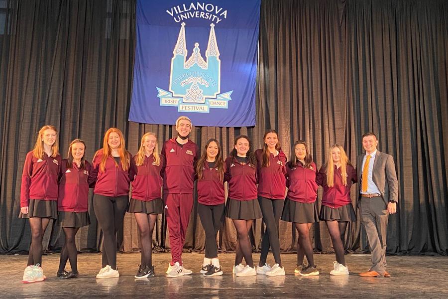 The Irish Dance Team at Villanova.