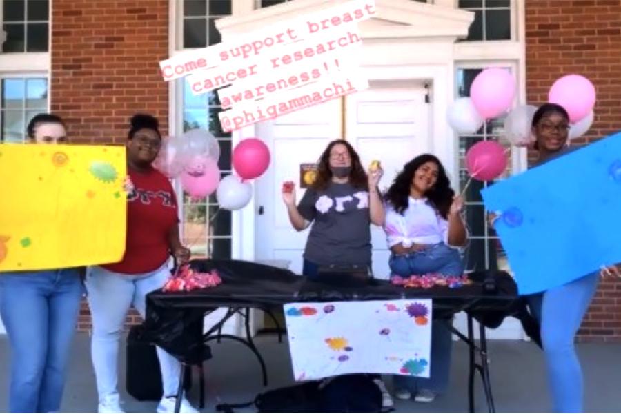 Phi Gamma Chi fundraiser for breast cancer research.