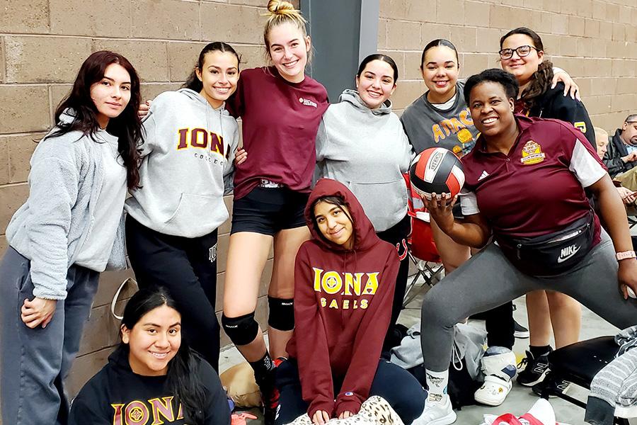 The women's club volleyball team.