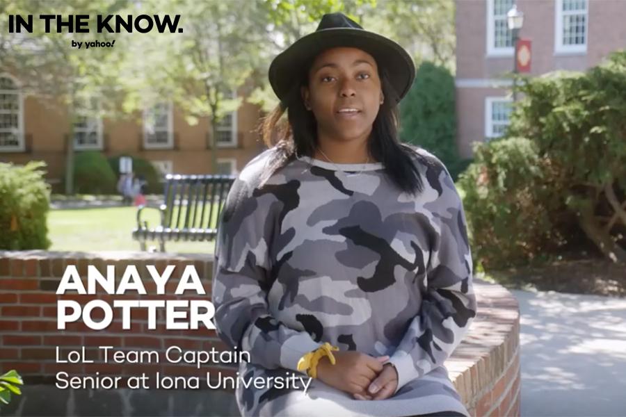 Anay Potter, senior at Iona, discusses being captain of the League of Legends team.