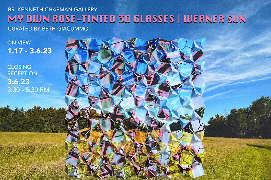 My Own Rose-Tinted 3D Glasses by Werner Sun Postcard