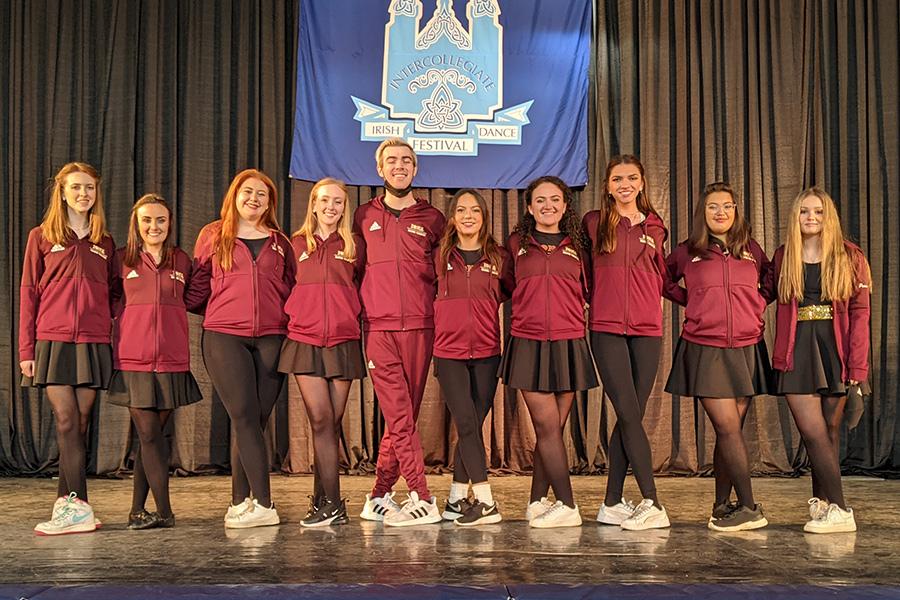 Iona Irish Dance at a national collegiate competition.