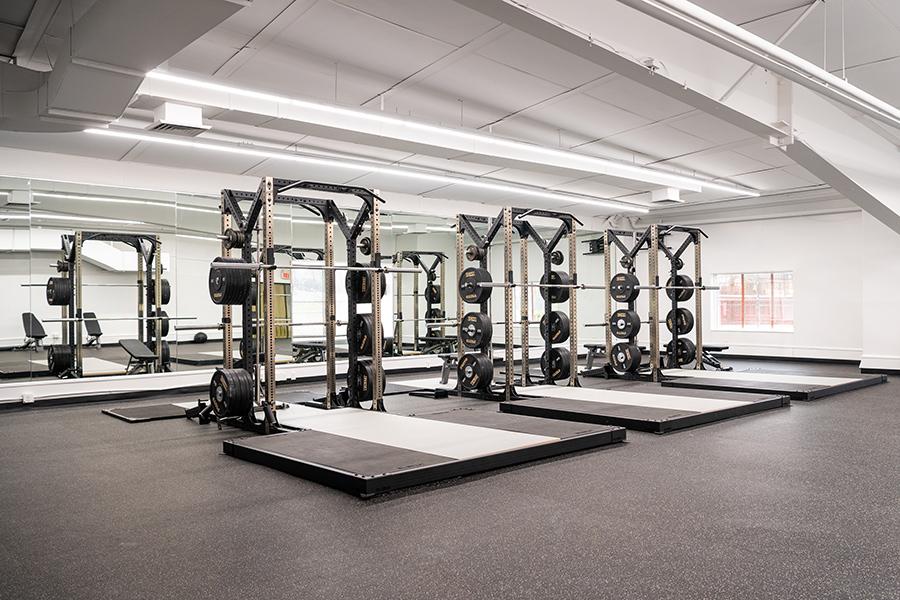 The fitness center on Bronxville's campus.
