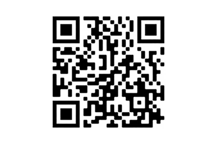 QR code for the patient portal