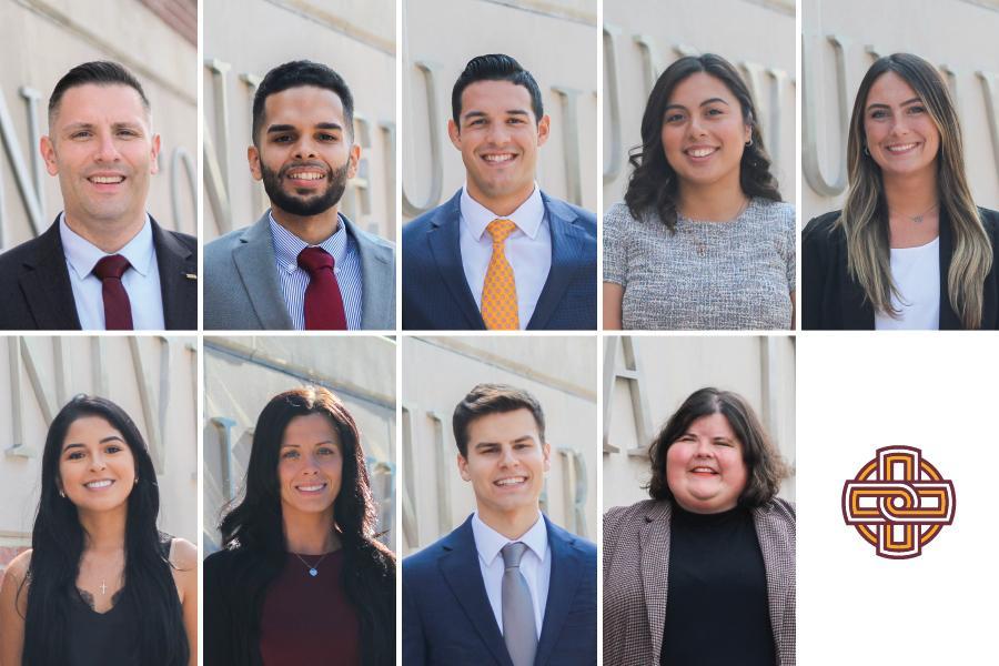 A collage of the Admissions counselors.