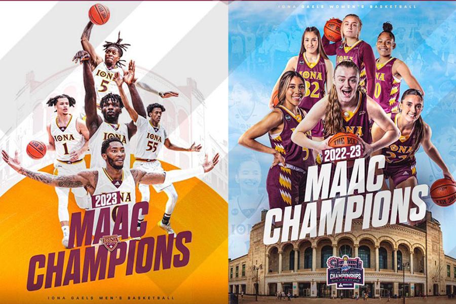 MAAC Champions - Men's and Women's basketball