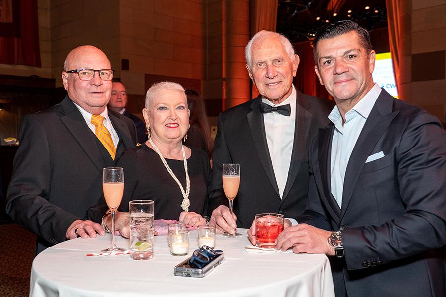 Iona University Trustees John C. Judge ’71 and his wife, Monica L. Judge ’70; Andrew J. Dolce ’57; and Armando C. Rodriguez Jr. '86. 