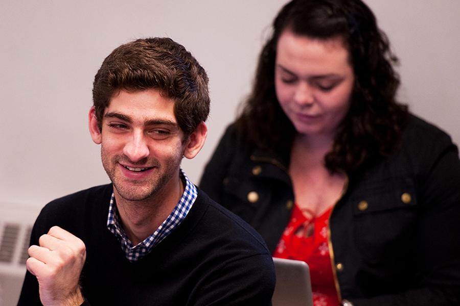 A student in a general experimental psychology class.