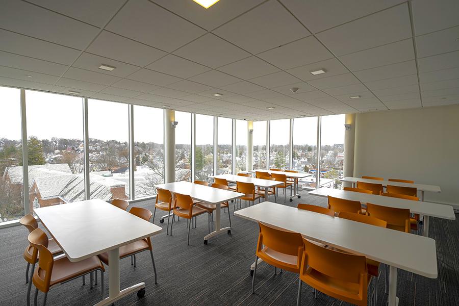 Fifth floor lounge in North Hall.