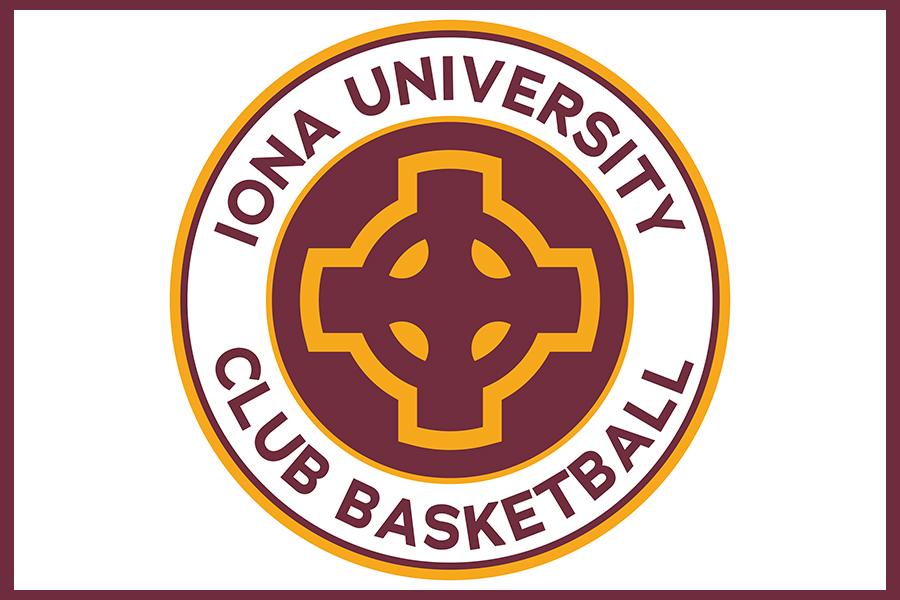 Club sports logo for basketball.