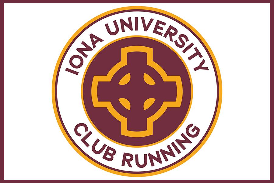 Club sports logo for running.