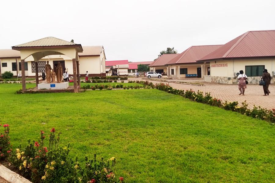 The school in Ghana in Berekum.