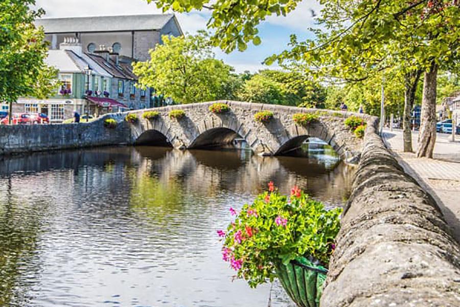 The river in the town of Westport.