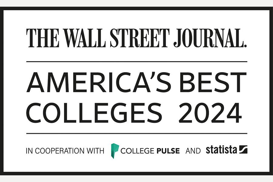 WSJ America's Best Colleges logo