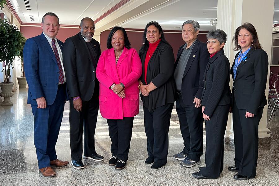 The leadership at the 2023 Diversity Breakfast.