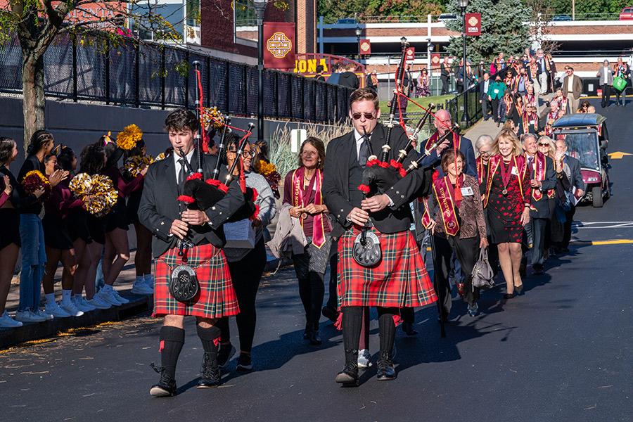 The parade for the class of 1973.