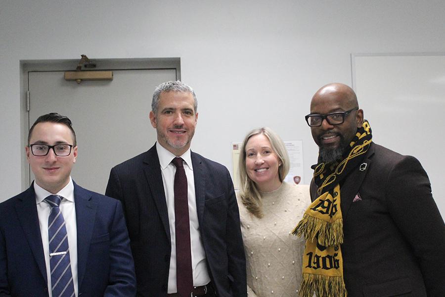 A member of the Secret Service with the Criminal Justice team.