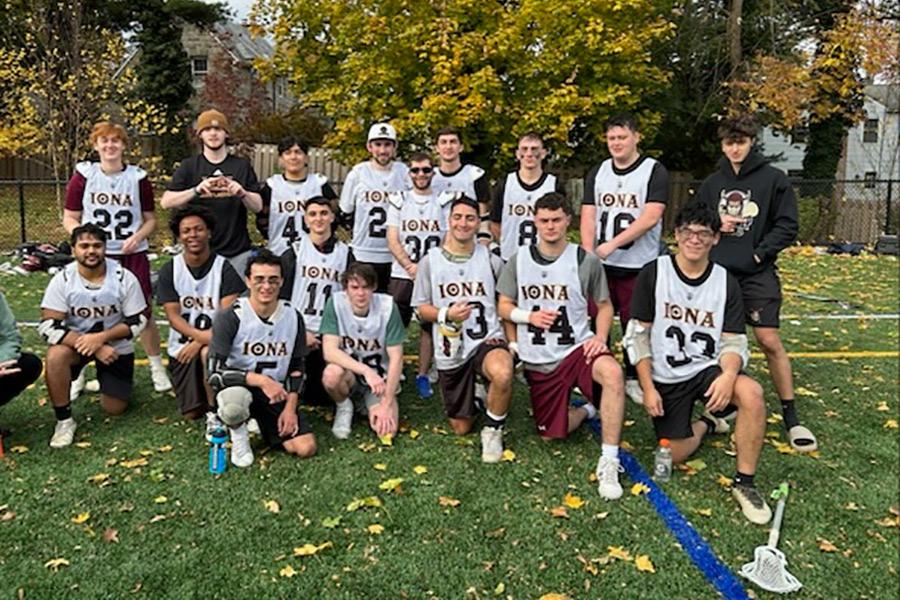 The 2023-24 men's club lacrosse team.