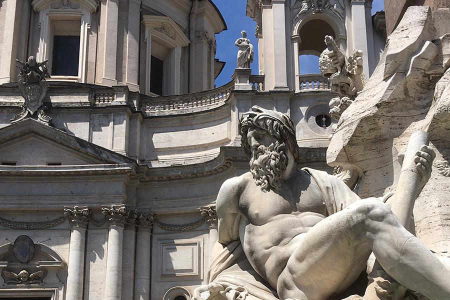 The Piazza Novana in Rome.