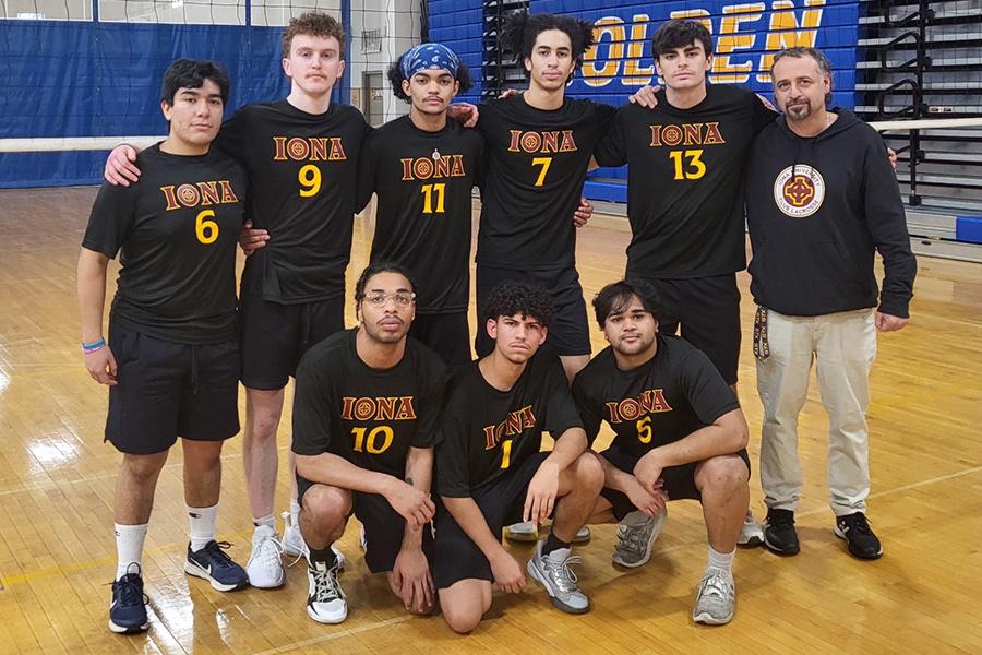 The 2023-24 Iona men's club volleyball team.