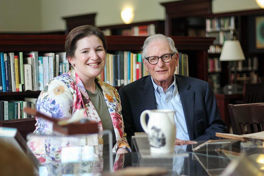 ITPS director Nora Slonimsky, Ph.D. and Sid Lapidus