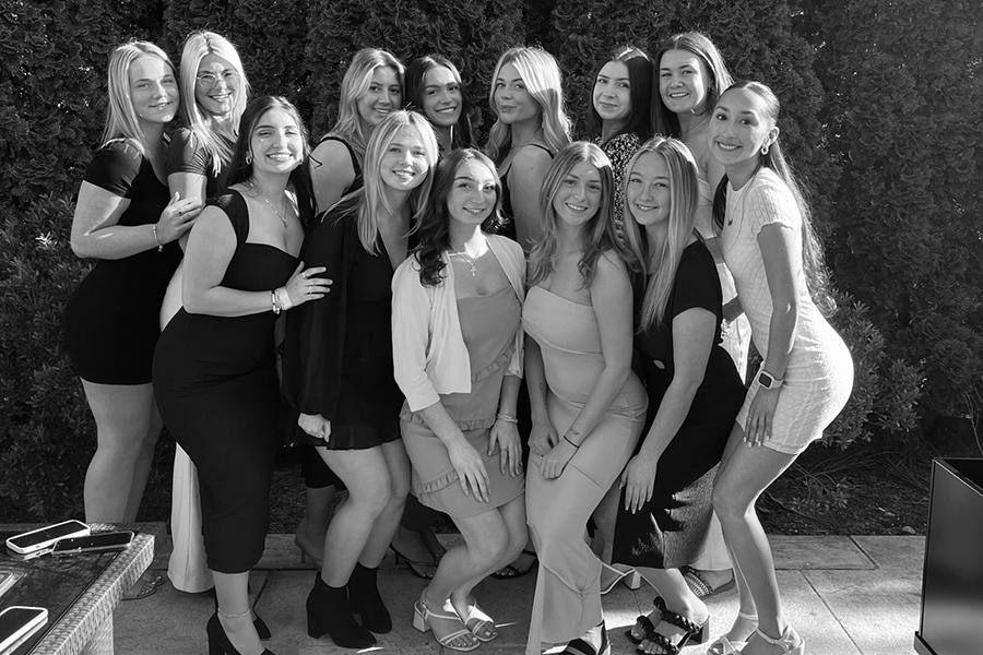 Members of Phi Sig at the Gala.