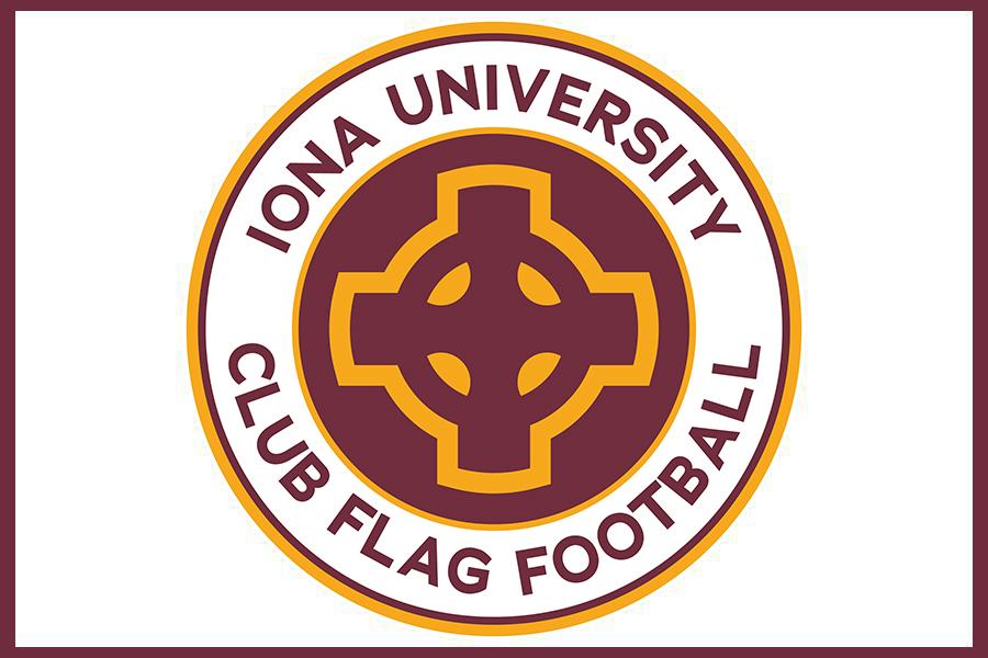 Club flag football logo.