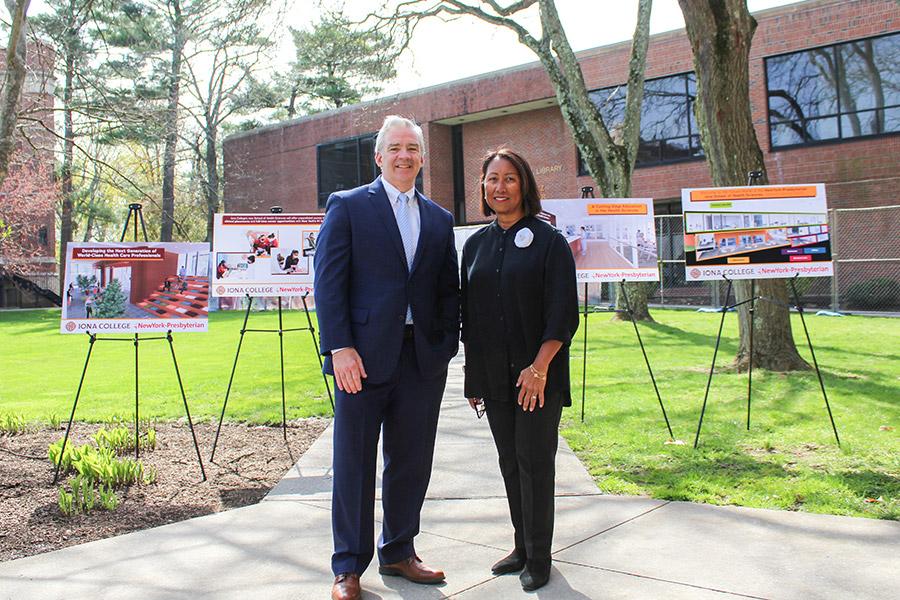 President Carey with NYP leadership.