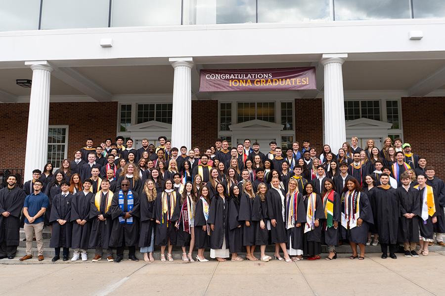 Members of the Class of 2026 in a group photo.