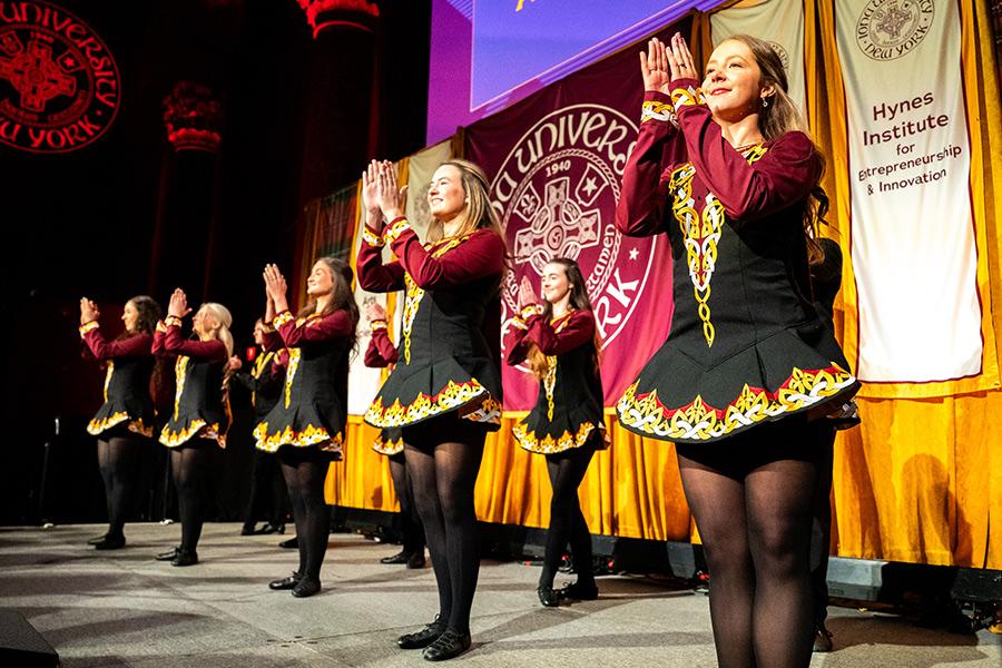 Irish Step performing at the Gala.