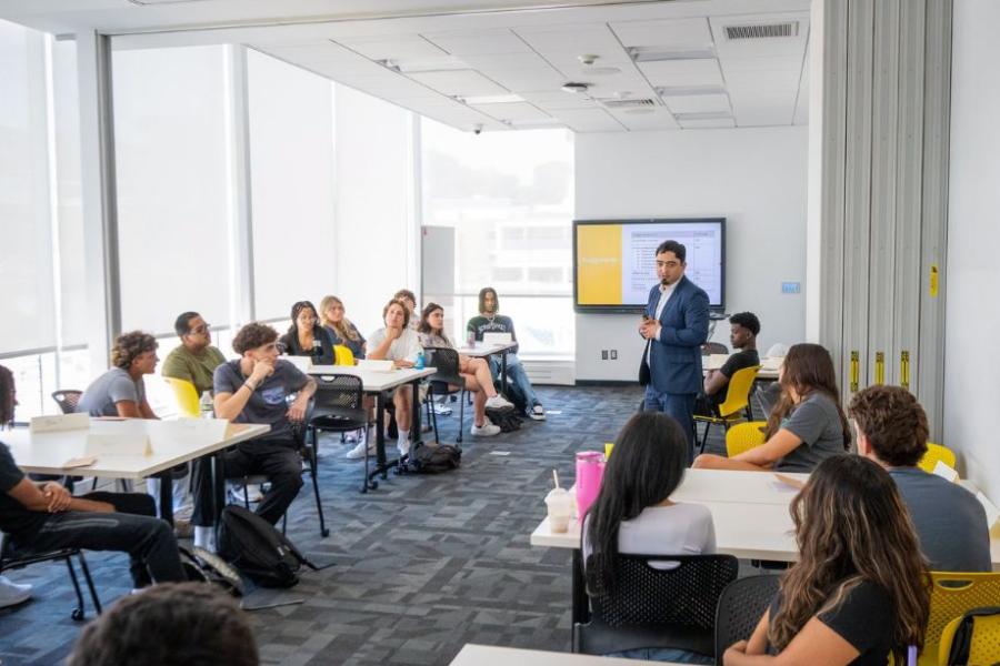 Hynes Institute classroom presentation