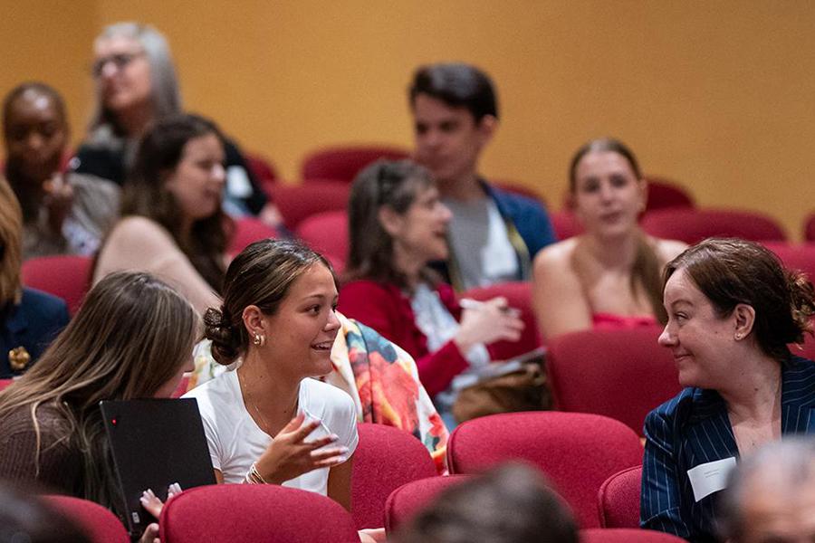 Educators attend a conference at Iona University about teaching in the age of AI.
