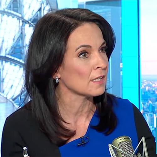 Dr. Jeanne Zaino, Professor of Political Science at Iona College, speaking on a Bloomberg television show.