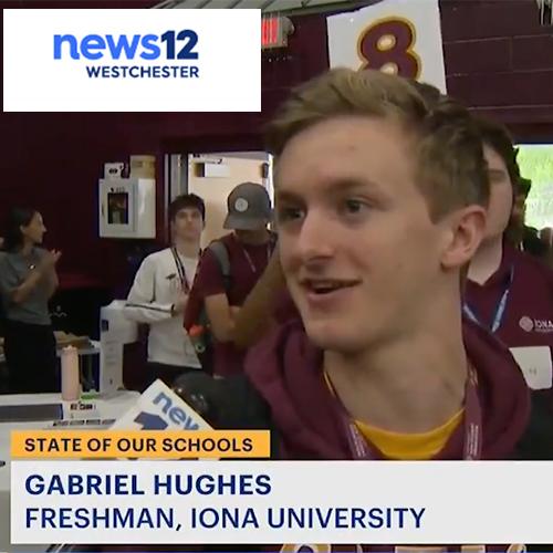 Gabriel Hughes News 12 segment