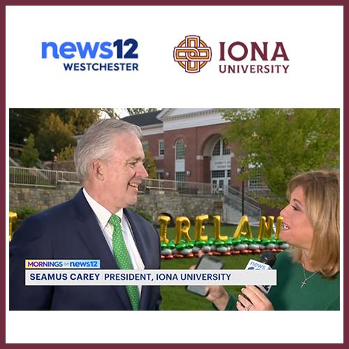 President Carey on News12 announcing the Ireland campus.