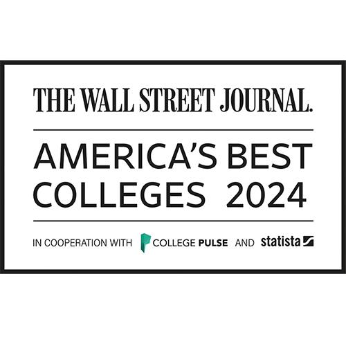 WSJ America's Best Colleges logo