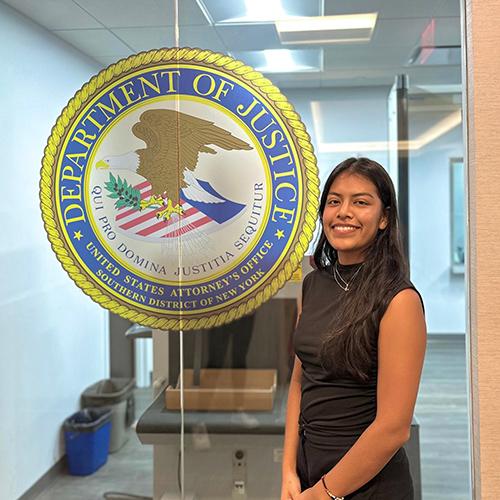 Danielle Escamilla at the Department of Justice.