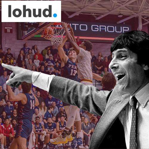 Jim Valvano and Lohud logo